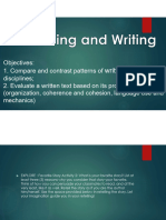 RW Pattern of Development in Writing