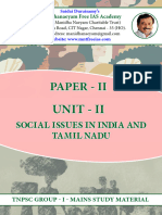 Social Issues in India and Tamil Nadu English 1