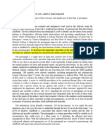 Reaction Paper in NCM 109 L About Partograph