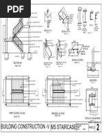 RCC Folded Staircase Design Details | PDF | Stairs | Architectural Elements