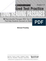 Standardized Test Practice: Long Reading Passages