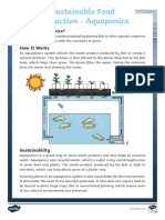 Sustainable Food Production Aquaponics Fact File - Ver - 4