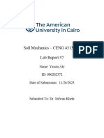 Soil Lab Report 7 (Yassin Aly)
