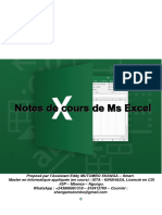 Notes de Cours de MS EXCEL 2024 OK