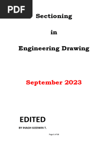Sectioning in Engineering Drawing