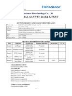 Material Safety Data Sheet: Elabscience Biotechnology Co., LTD