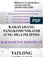 Kakayahang Diskorsal