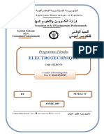 Programme D'études ELT Niveau IV Validé Et Corrigé Le 060509