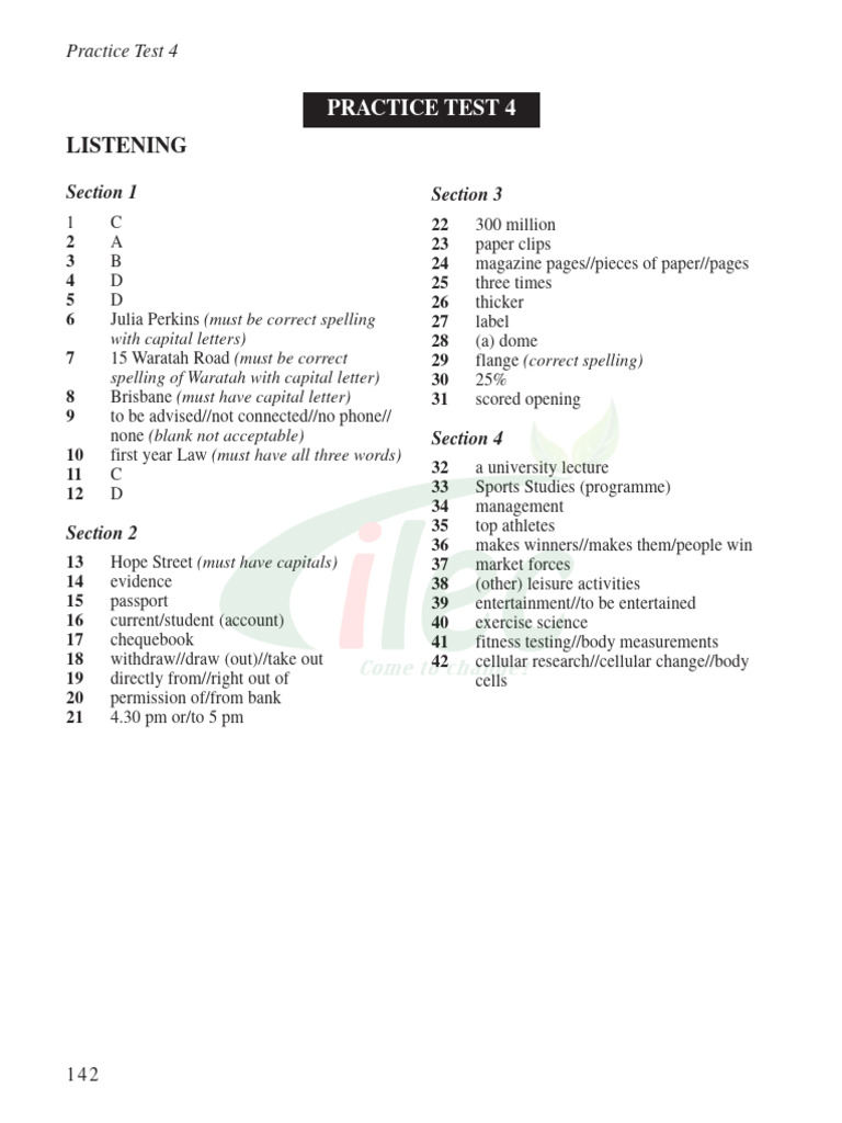 Key Listen 1 | PDF