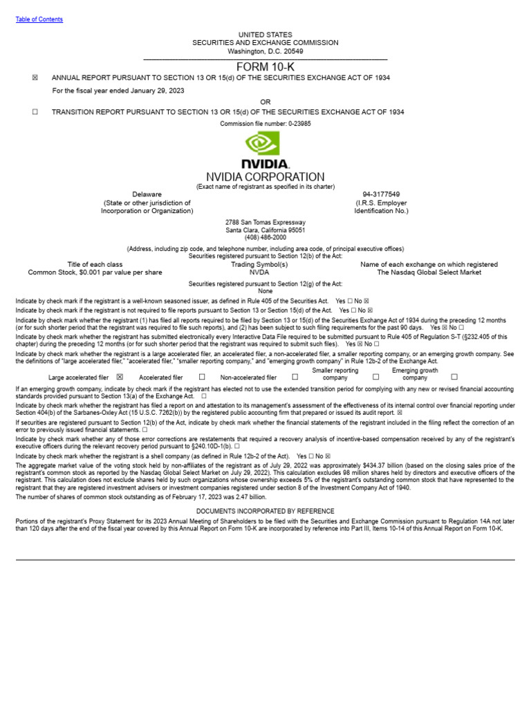Form 10-K | Download Free PDF | Graphics Processing Unit | Supercomputer