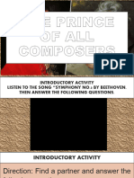 MUSIC - Dec. 4-5. The Prince of All Composers
