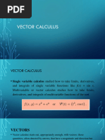 Vector Calculus