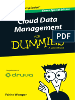 Cloud Data Management For Dummies - 2017