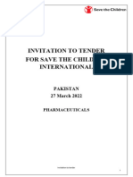 Invitation To Tender (For Local Medical Tenders) 270322
