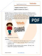 English Grammar Class 3 - Learn and Practice - Download Free PDF