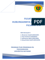 MAKALAH-Filsafat Ilmu Hubungannya Dengan Filsafat IPA - Kelompok 2