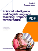 Artificial Intelligence and English Language Teaching