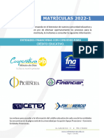 Informacion Matriculas 2022 1 2