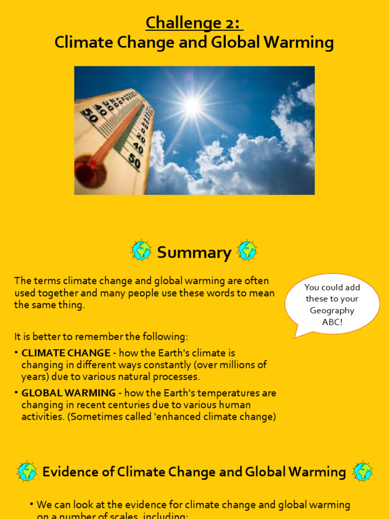 Climate Change and Global Warming | PDF