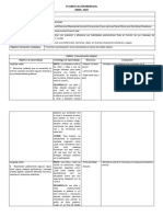 Planificación Abril Unidad 3 y 4