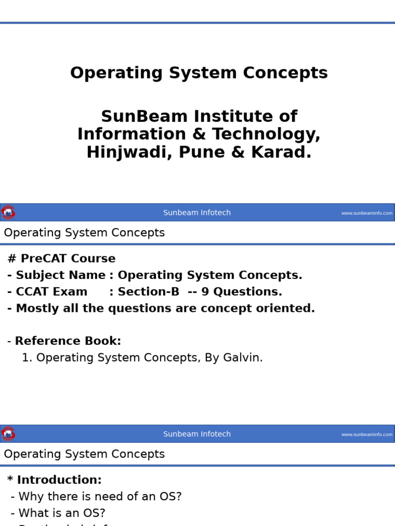 Notes PPTS | PDF | Booting | Operating System