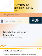 MODULE 5 Introduction To Organic Chemistry PART 1