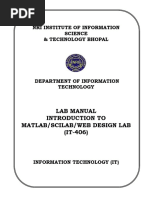 Lab Manual It406matlab