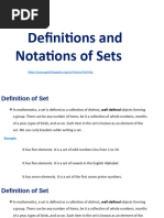 2.2 - Set - Basic Definitions and Notation