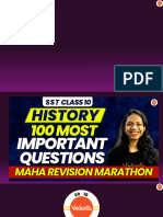 100 Most Important Questions SST - History (Bihu)