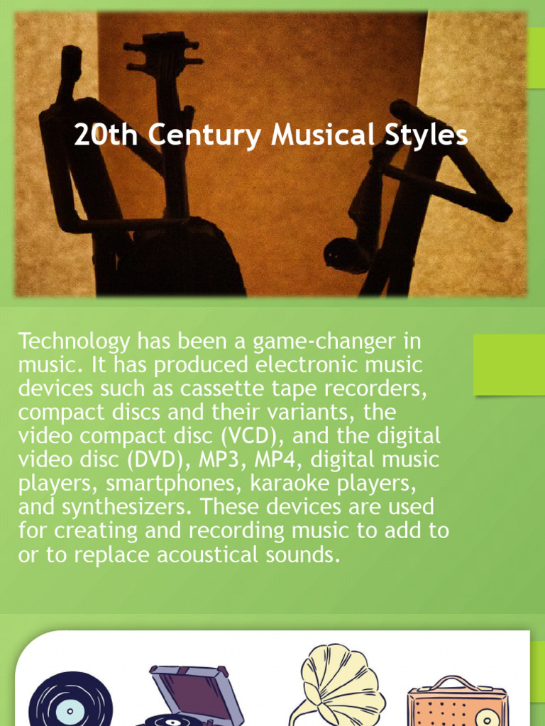 Music 19 Q1 20th Century Musical Styles | PDF | Electronic Music ...