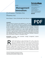 Bogers Et Al 2019 Strategic Management of Open Innovation a Dynamic Capabilities Perspective