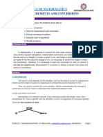 Funmath Module 5 - Measurements and Conversions