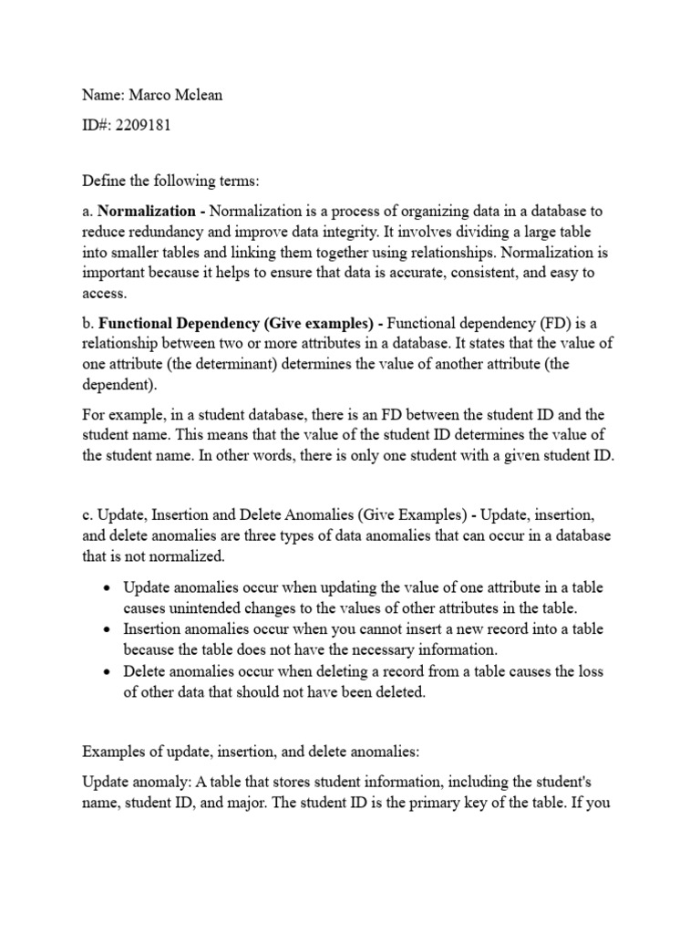 Functional Dependecies Pdf Computer Data Databases