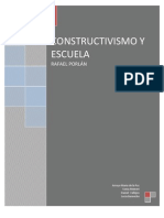 CONSTRUCTIVISMO Y ESCUELA
