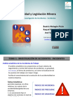 Seguridad y Legislación Minera: Tema 3. Investigación de Accidentes - Incidentes