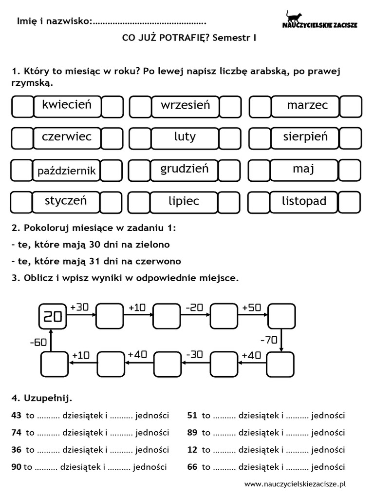 Focus 2 Sprawdzian Unit 1 Sprawdzian Matematyczny Klasa 2 Semetrs I | PDF
