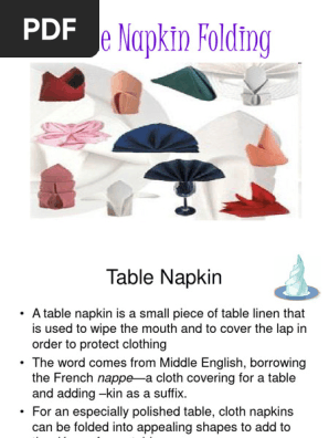Table-Napkin-Folding