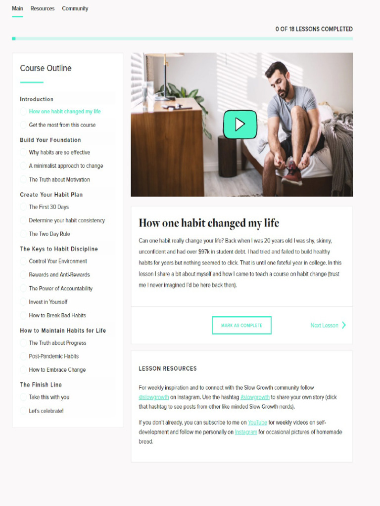 Simple Habbit Content | PDF