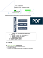 Ancient Times Middle Age Modern Age: Science, Technology, & Society
