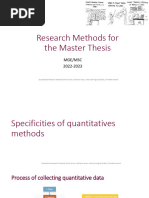 En 8 Research Methods 2022-2023 Quantitative Methods