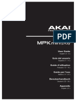 Akai MPK Mini Play mk3 Bedienungsanleitung User Manual DE EN FR IT ES