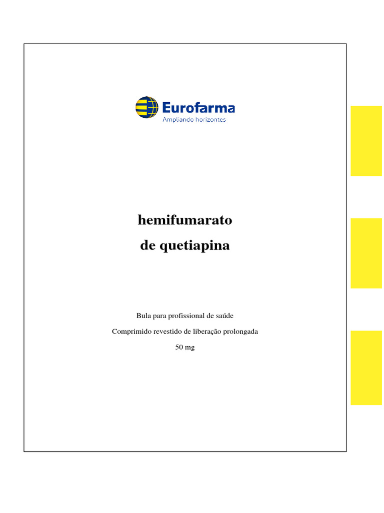 Image Result For Hemifumarato De Quetiapina Bula Para Que Serve E Como Usar Cr