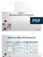 Modul 1 Mengkases MikroTik RouterOS. Powerpoint Templates Page 47