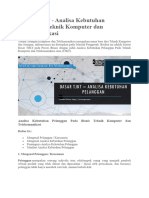 03 Analisa Kebutuhan Pelanggan Teknik Komputer Dan Telekomunikasi