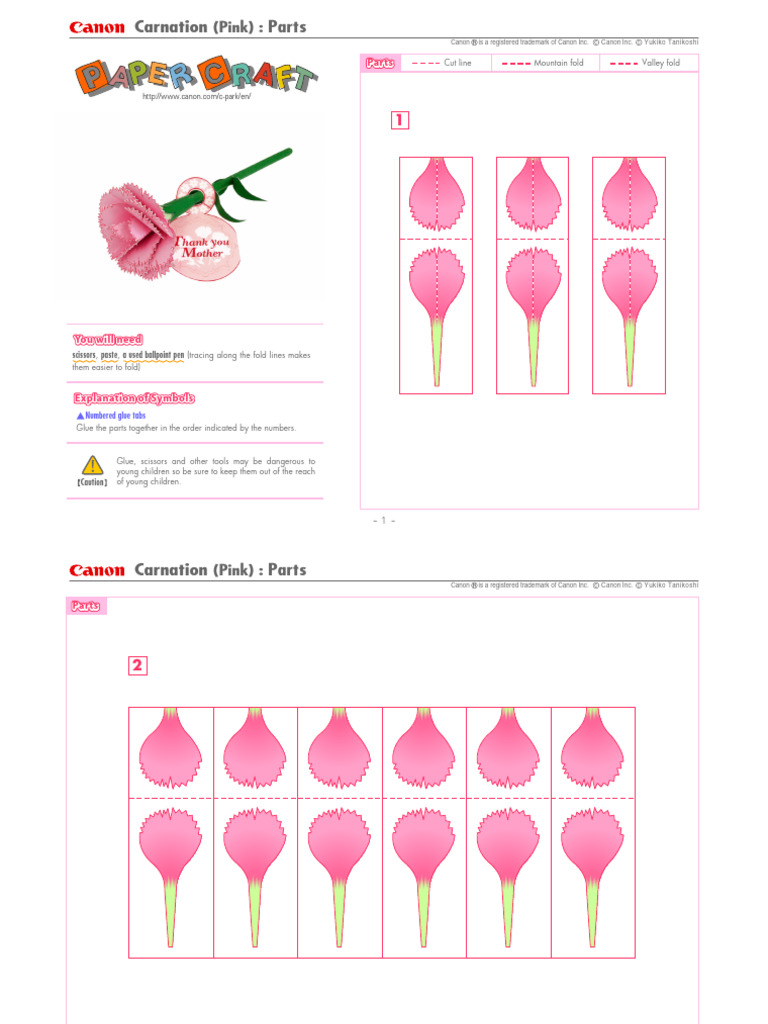 Canon Carnation Pink Parts Guide | PDF