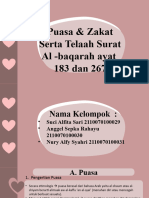 Puasa & Zakat Serta Telaah Surat Al - Baqarah Ayat 183 Dan 267