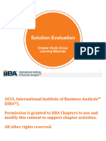 Session 7 - Chapter 8-Solution-Evaluation