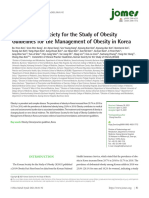 2020 Korean Society For The Study of Obesity Guidelines