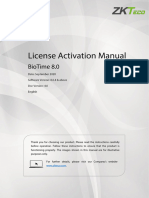 Biotime 8.0 License Activation Manual 20201228