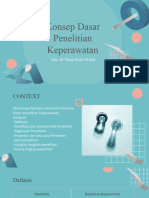 Konsep Dasar Penelitian Keperawatan X